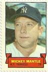 1969 Topps Stamps #NNO Mickey Mantle Front