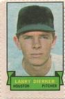 1969 Topps Stamps #NNO Larry Dierker Front