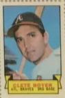1969 Topps Stamps #NNO Clete Boyer Front
