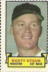 1969 Topps Stamps #NNO Rusty Staub Front