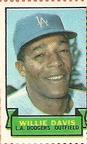 1969 Topps Stamps #NNO Willie Davis Front