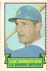 1969 Topps Stamps #NNO Len Gabrielson Front