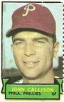 1969 Topps Stamps #NNO Johnny Callison Front