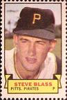 1969 Topps Stamps #NNO Steve Blass Front