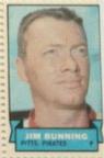 1969 Topps Stamps #NNO Jim Bunning Front