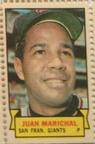 1969 Topps Stamps #NNO Juan Marichal Front