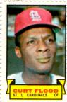 1969 Topps Stamps #NNO Curt Flood Front