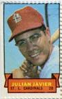 1969 Topps Stamps #NNO Julian Javier Front