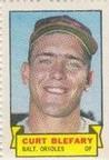 1969 Topps Stamps #NNO Curt Blefary Front