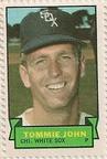 1969 Topps Stamps #NNO Tommy John Front