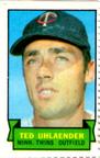 1969 Topps Stamps #NNO Ted Uhlaender Front