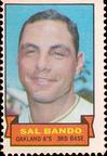 1969 Topps Stamps #NNO Sal Bando Front