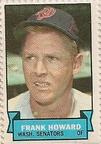 1969 Topps Stamps #NNO Frank Howard Front