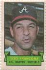 1969 Topps Stamps #NNO Tito Francona Front