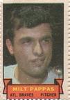 1969 Topps Stamps #NNO Milt Pappas Front