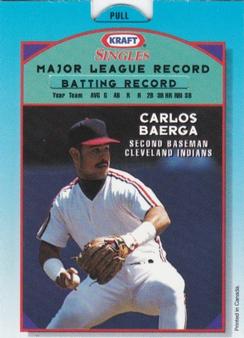1994 Kraft Singles Superstars #1 Carlos Baerga Front