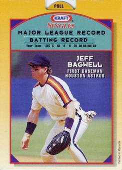 1994 Kraft Singles Superstars #16 Jeff Bagwell Front