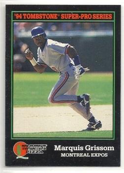 1994 Score Tombstone Pizza Super-Pro Series #7 Marquis Grissom Front