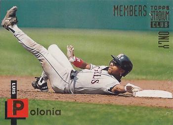 1994 Stadium Club Members Only 50 #39 Luis Polonia Front