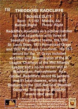 1994 Ted Williams #110 Ted Radcliffe Back