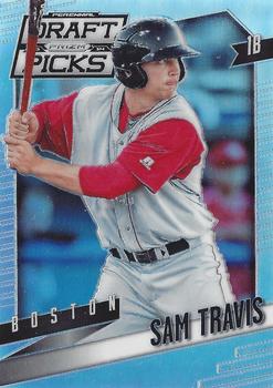 2014 Panini Prizm Perennial Draft Picks - Prizms #58 Sam Travis Front