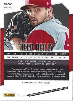 2014 Panini Prizm Perennial Draft Picks - Prizms #67 Reed Reilly Back