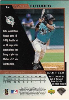 1997 SP #12 Luis Castillo Back
