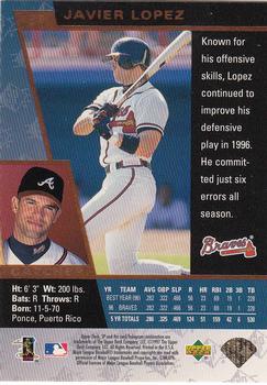 1997 SP #27 Javy Lopez Back