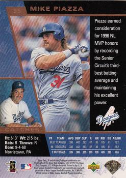 1997 SP #95 Mike Piazza Back