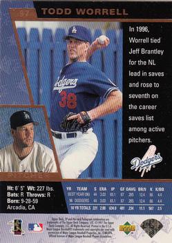 1997 SP #97 Todd Worrell Back