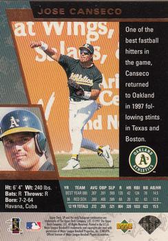 1997 SP #131 Jose Canseco Back