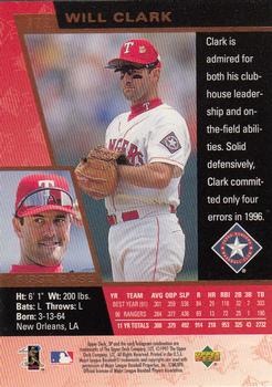 1997 SP #172 Will Clark Back