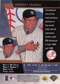 1997 SP #184 Hideki Irabu Back