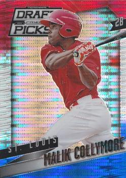 2014 Panini Prizm Perennial Draft Picks - Prizms Red White and Blue Pulsar #85 Malik Collymore Front