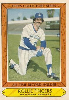 1985 Topps Woolworth All Time Record Holders #10 Rollie Fingers Front