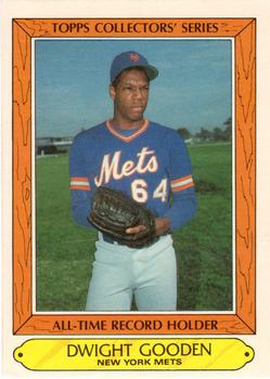 1985 Topps Woolworth All Time Record Holders #16 Dwight Gooden Front
