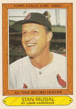 1985 Topps Woolworth All Time Record Holders #27 Stan Musial Front
