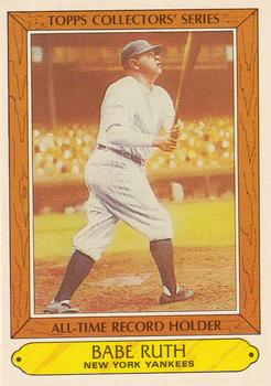 1985 Topps Woolworth All Time Record Holders #31 Babe Ruth Front