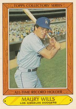 1985 Topps Woolworth All Time Record Holders #39 Maury Wills Front