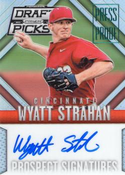 2014 Panini Prizm Perennial Draft Picks - Prospect Signatures Prizms Press Proof #38 Wyatt Strahan Front