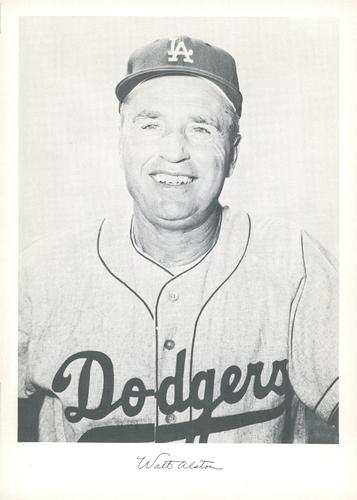 1960 Danny Goodman Los Angeles Dodgers Set B #NNO Walt Alston Front
