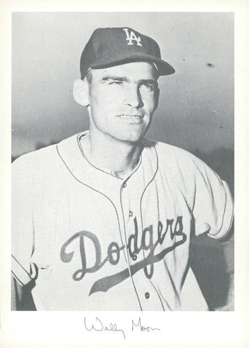 1960 Danny Goodman Los Angeles Dodgers Set B #NNO Wally Moon Front