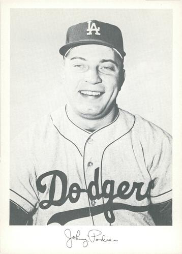 1960 Danny Goodman Los Angeles Dodgers Set B #NNO Johnny Podres Front