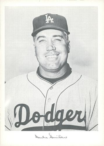1960 Danny Goodman Los Angeles Dodgers Set B #NNO Duke Snider Front