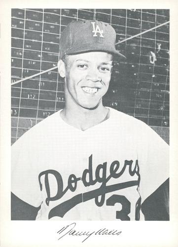 1960 Danny Goodman Los Angeles Dodgers Set B #NNO Maury Wills Front