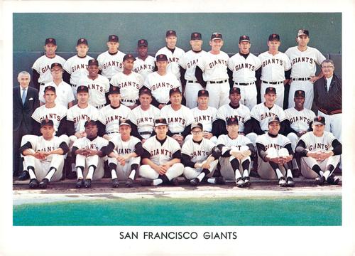 1967 Sports Service San Francisco Giants #NNO Team Photo Front