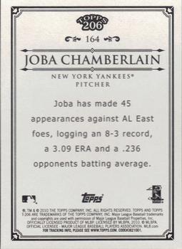 2010 Topps 206 #164 Joba Chamberlain Back