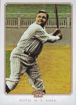 2010 Topps 206 #185 Babe Ruth Front