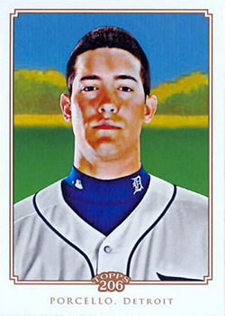 2010 Topps 206 #220 Rick Porcello Front