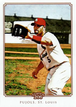 2010 Topps 206 #321 Albert Pujols Front